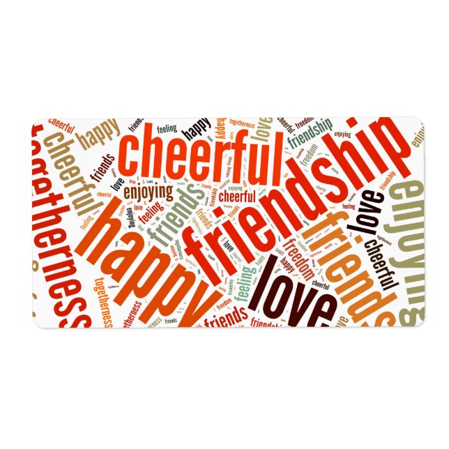 Positives Wortdesign (Vorne)