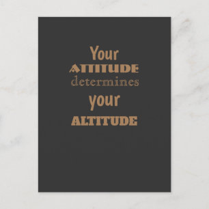 Positives Zitat Postkarte