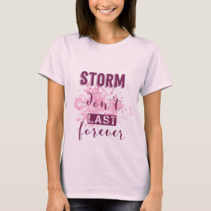 Positives Zitat Wasserfarben-Shirt T-Shirt