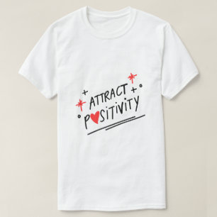 Positivität Anziehen – Typografie für die Geistesh T-Shirt