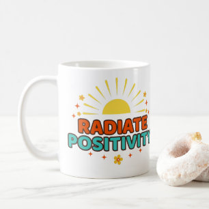 Positivität ausstrahlende Tasse