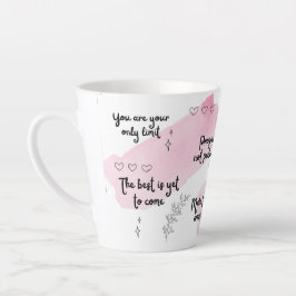 Positivität Boost Pink Latte Tasse