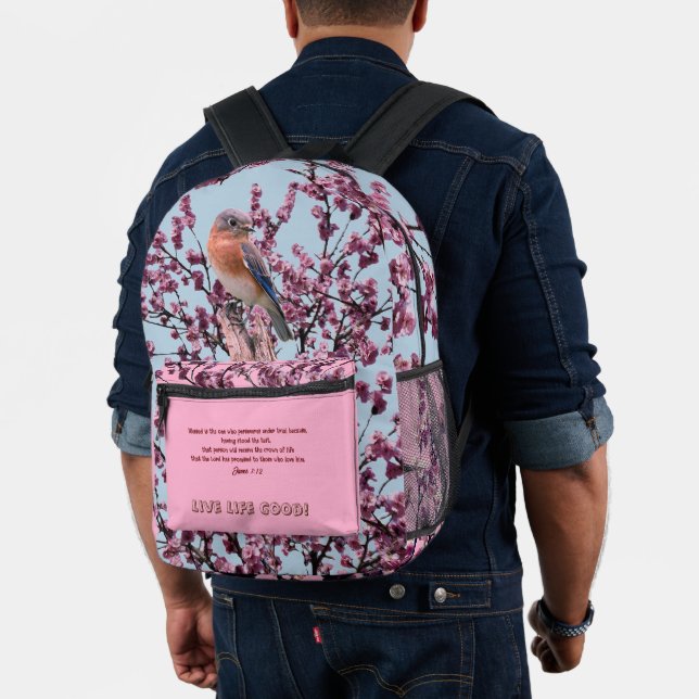 Positivität Inspiration Motivierend Bedruckter Rucksack (Insitu (Modell))