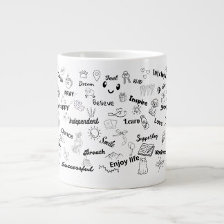 Positivität Jumbo-Tasse