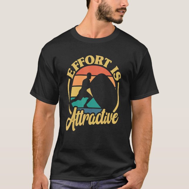 Positivitäts-Bemühung ist attraktive Motivation Sp T-Shirt (Vorderseite)