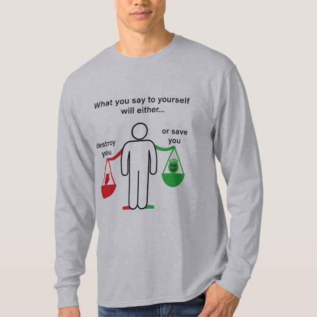 Positivitäts-Hemd T-Shirt (Vorderseite)