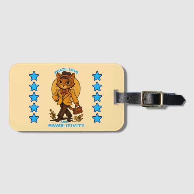 positivity gepäckanhänger (Vorderseite (Horizontal))