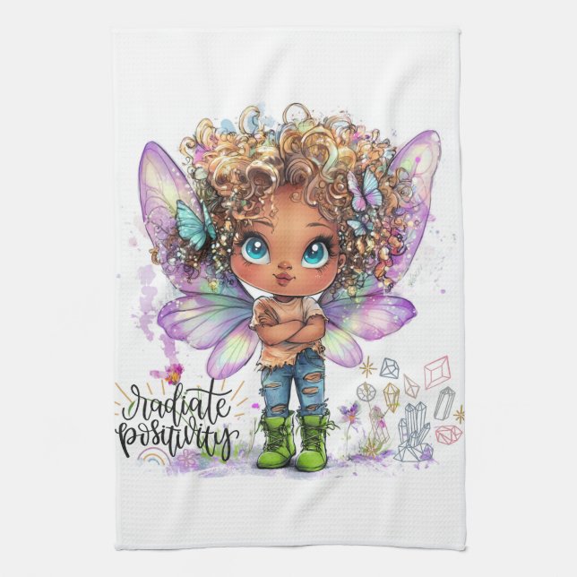 Positivity Lil' Fairy Kitchen Handtücher (Vertikal)