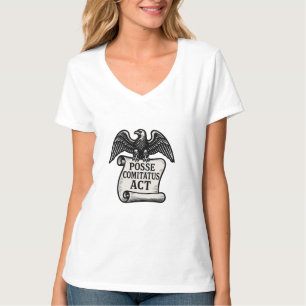 Posse Comitatus Act Eagle Scroll T-Shirt