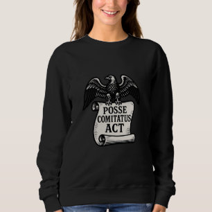 Posse Comitatus Act Eagle Scroll wurde nicht übers Sweatshirt