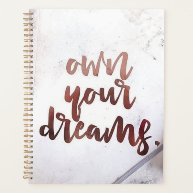 Posséder votre planificateur Dreams (Devant)
