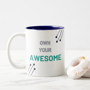 Possédez Votre Magnifique - Mug Deux Tons - Avec