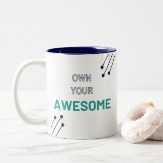 Possédez Votre Magnifique - Mug Deux Tons - Avec L