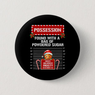 Possession Gingerbread Insasse Weihnachtsgruppe Ma Button