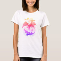 Possum Bats Regenbogen im T - Shirt der Frauen