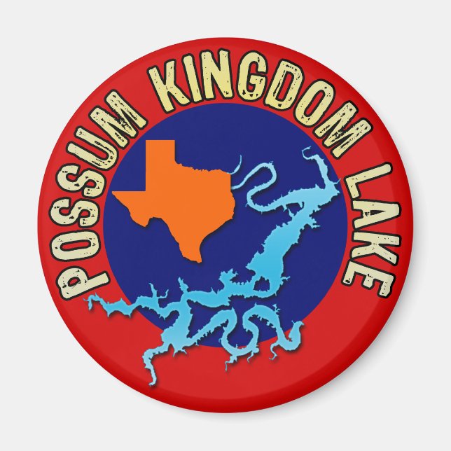 Possum Kingdom Lake, Texas Magnet (Vorne)