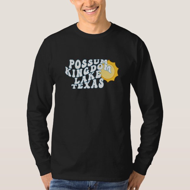 Possum Kingdom Lake Texas TX Sunrise Vacation Souv T-Shirt (Vorderseite)