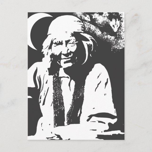 Possum Lady Postkarte (Vorderseite)