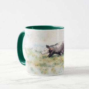 Possum Opossum Kunst Tier Natur Tasse Becher