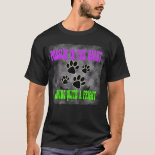 possum opossum lustige Mülleimer Straßenkatze T-Shirt
