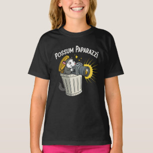 Possum Paparazzi T - Shirt: Funny Night Crawler T- T-Shirt