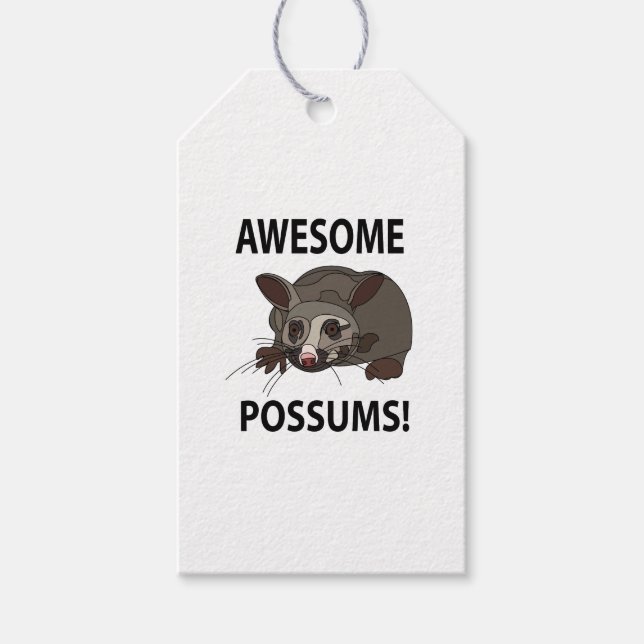 Possum Phantastisch Funny Possum Geschenkanhänger (Vorderseite)