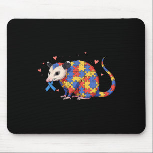 Possum Puzzle Autismus Bewusstsein Autistische Fra Mousepad