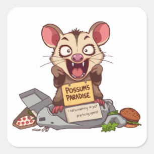 Possum Screening Meme Aufkleber