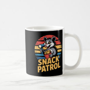 Possum Snacks Patrouille mit Flashlight und Chips  Kaffeetasse