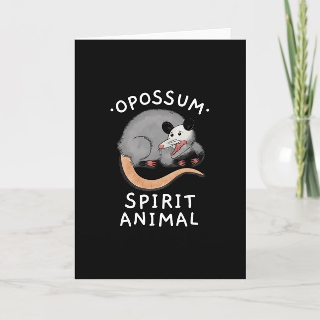 POSSUM SPIRIT TIER KARTE (Vorderseite)