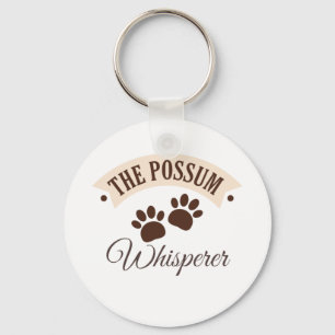 Possum Whisperer Animal Niedlich Marsupal Paws Pa Schlüsselanhänger