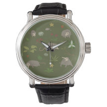 Possumas in einem Berry Field in Green