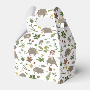 Possummen in einem Berry Field in White Geschenkschachtel
