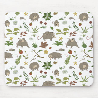 Possummen in einem Berry Field in White Mousepad