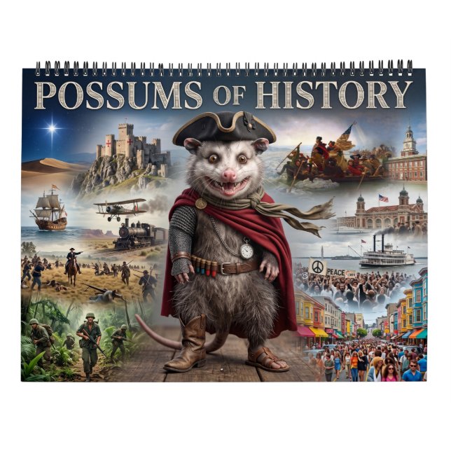 Possums des Geschichtskalenders Kalender (Rückseite)