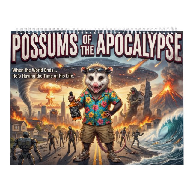 Possums des Weltuntergangs-Kalender Kalender (Titelbild)
