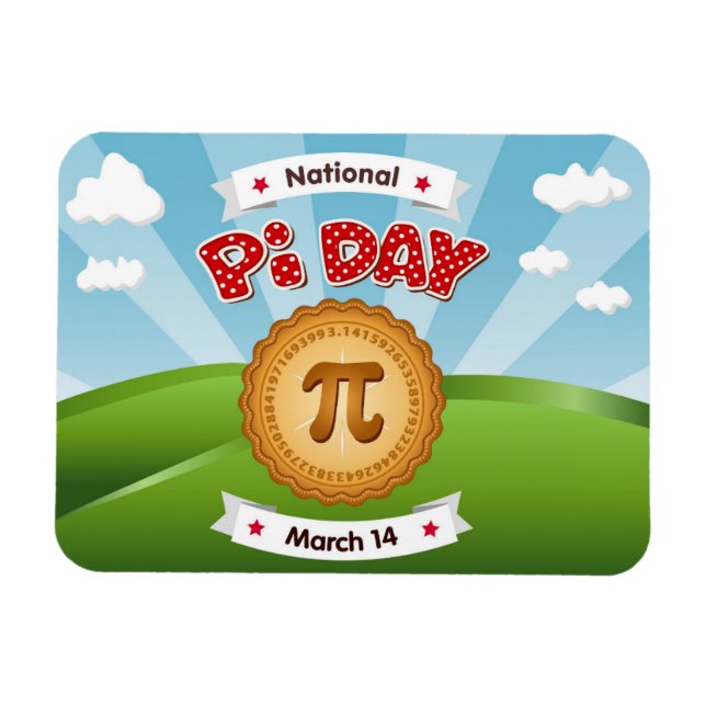 Post a Pi Day Magnet (Horizontal)