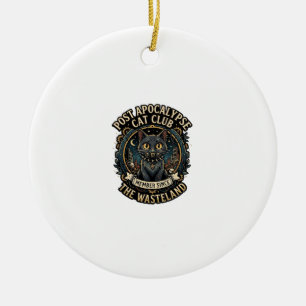 Post Apokalypse Katze Katze Papa Geschenkidee - Po Keramik Ornament