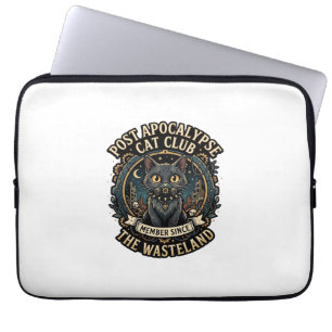Post Apokalypse Katze Katze Papa Geschenkidee - Po Laptopschutzhülle