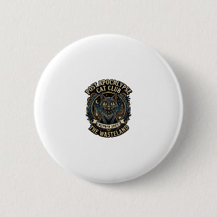 Post Apokalypse Katze Katzen-Vater-Geschenkidee -  Button