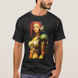 Post-apokalyptisches Cyborg T-Shirt