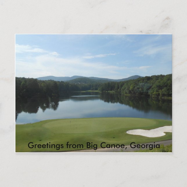 Post Card aus Big CanoGeorgia Postkarte (Vorderseite)
