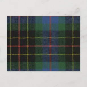 Post Card Brodie Jagd Ancient Tartan Print Postkarte