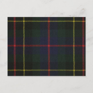 Post Card Brodie Jagd Moderne Tartan Print Postkarte