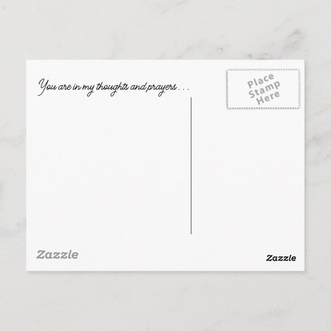 Post Card From The Heart Postkarte (Rückseite)