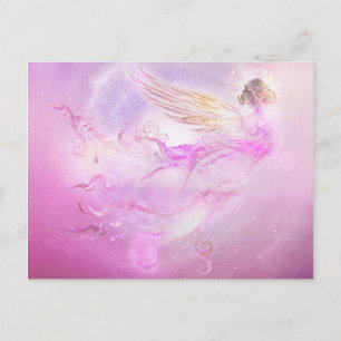 Post Card Lila Fairy Postkarte