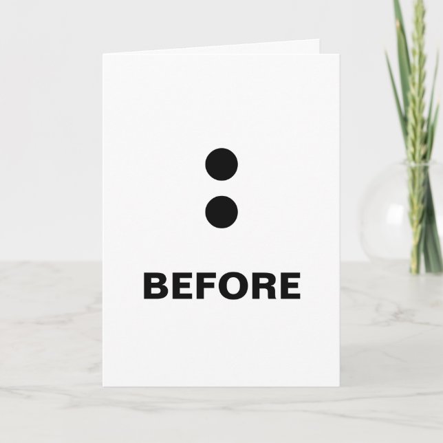 Post-Colon-Operation Karte (Vorderseite)