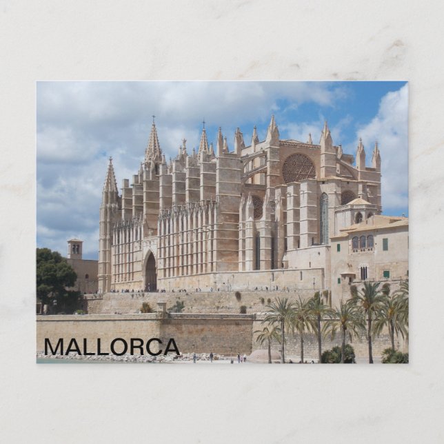 Post de la Catedral de Palma de Mallorca Postkarte (Vorderseite)