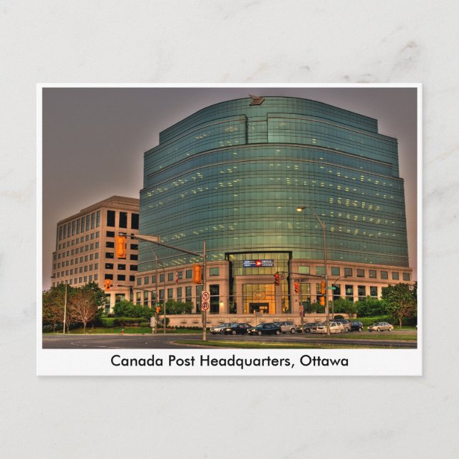 Post-Hauptquartier in Kanada Postkarte (Vorderseite)