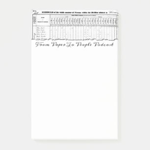 Post-It 1830 der Zählungs-FPPP Klebezettel